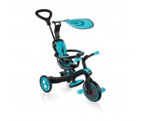 Детска триколка 4 в 1, Globber Trike Explorer синьо-зелена